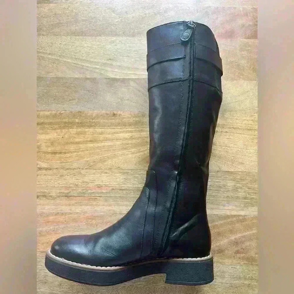 Geox Adrya Leather Boots Black | 37 - Picture 8 of 16